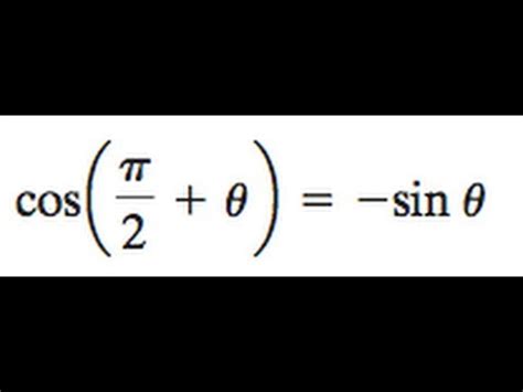 cos pi 2 theta.